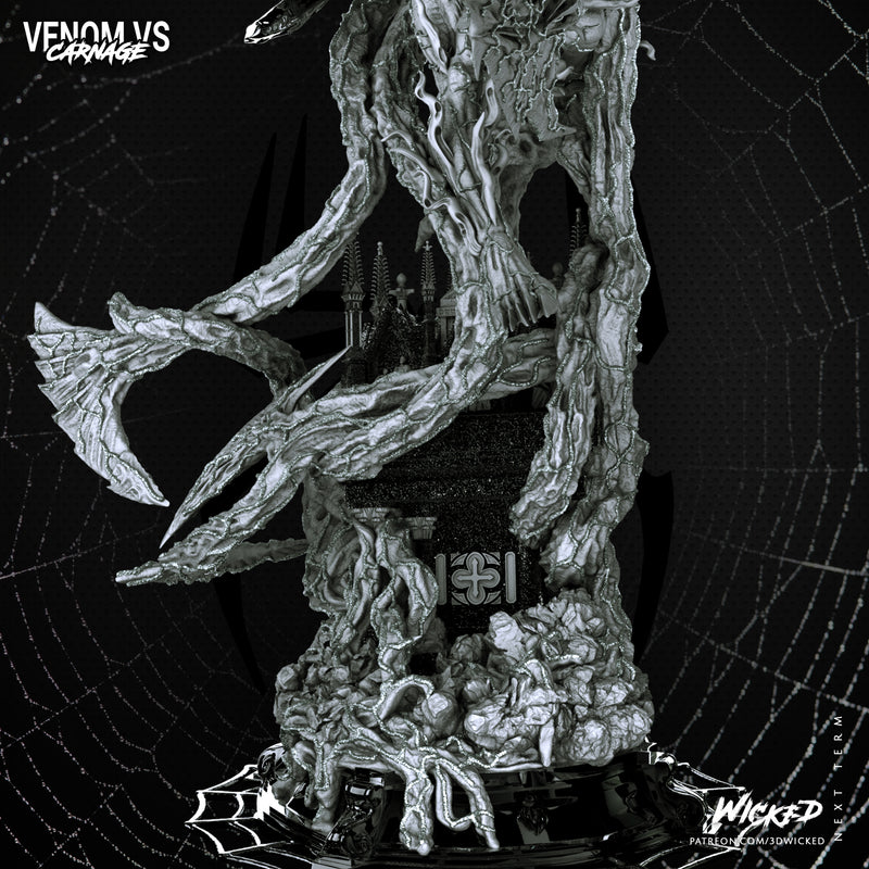Carnage Sculpture resin statue kit view 5