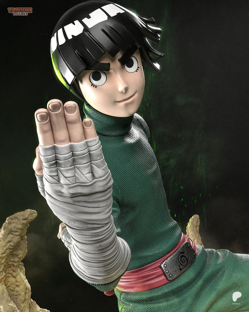 Rock Lee Resin Statue & Bust - Full Size view 5