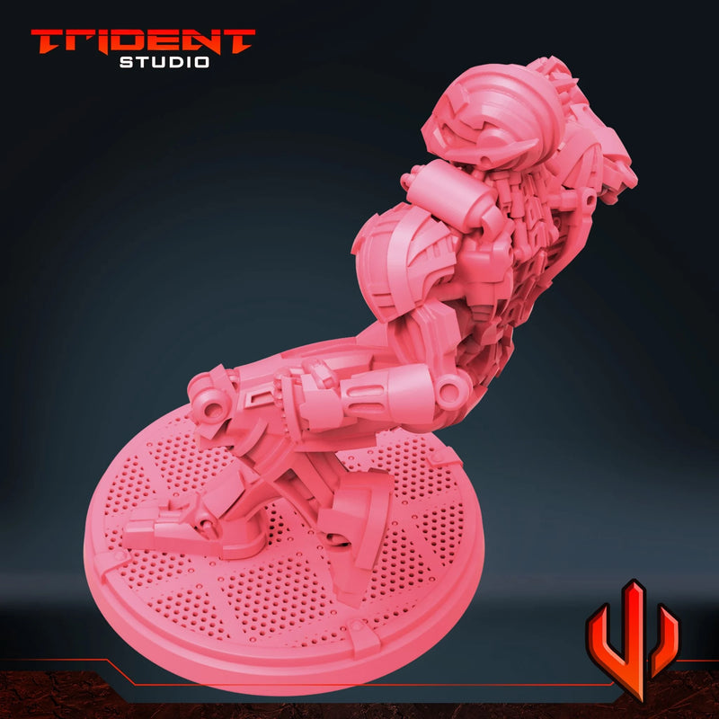 Ultron Drone Multiverse - Sculpt E Marvel MCP-compatible 40mm resin proxy miniature by Trident Miniatures - product image 5