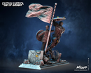 Captain America and Steve Rogers Sculptures DIORAMA COMPLETE resin diorama kit view 5