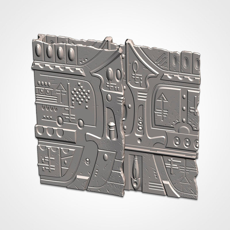 WTC Foldable Eldar Set 3D printed terrain view 5