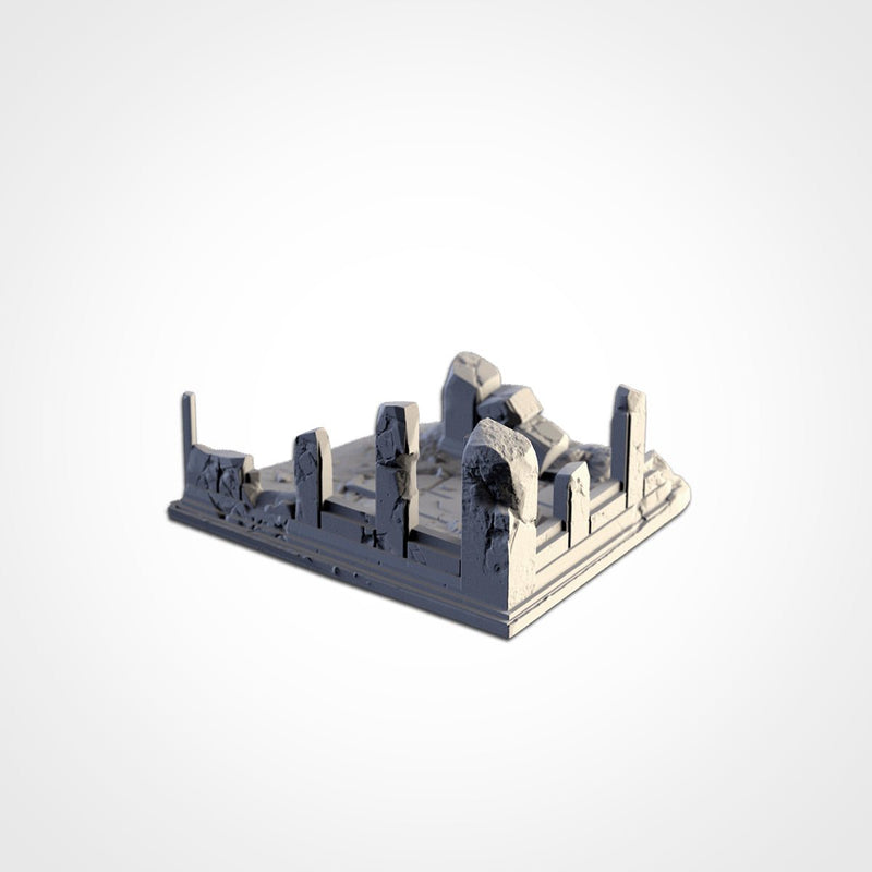 City Ruins 3D printed terrain view 5