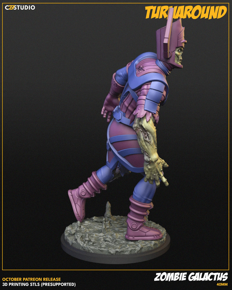 Zombie Galactus Marvel MCP-compatible resin miniature by C27 Studios - product image 5