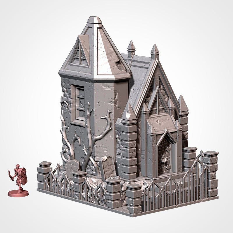 Night Of The Living Dead 3D printed terrain view 5