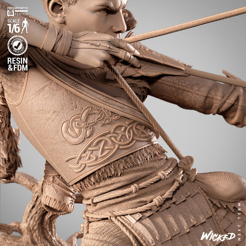 Atreus Sculpture resin statue kit view 5