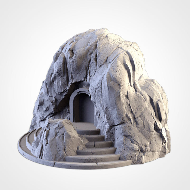 Dwarf Village 3D printed terrain view 5