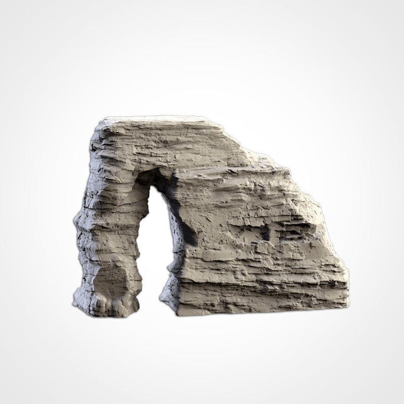 Desert Mountains 3D printed terrain view 5