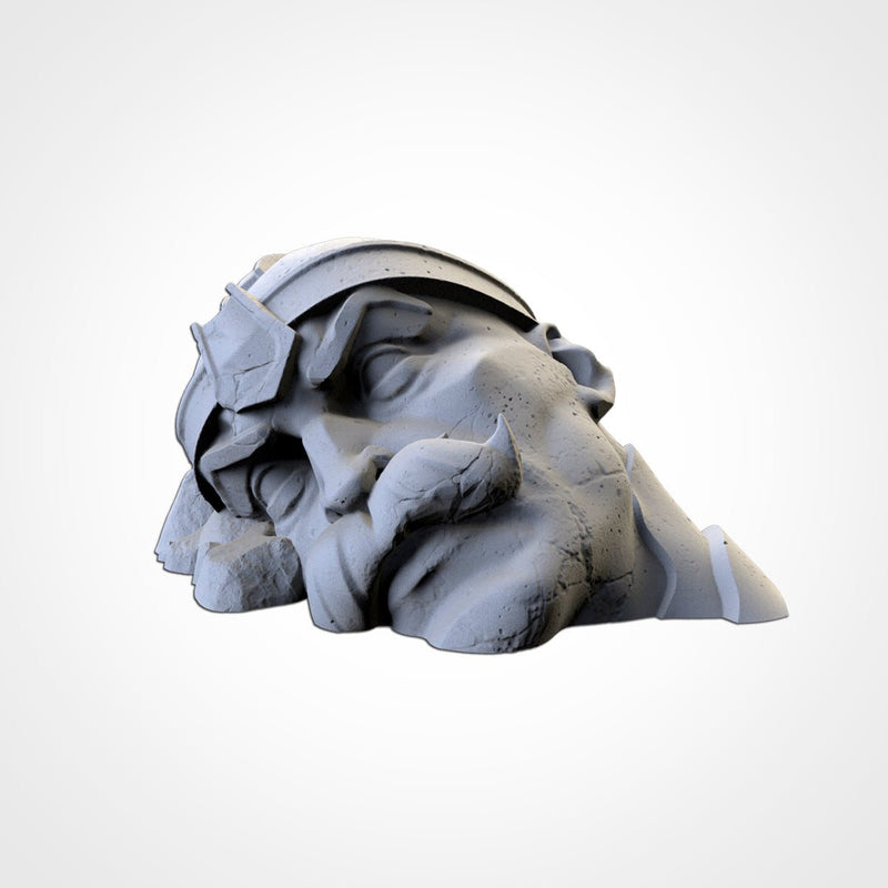 Statues 3D printed terrain view 5