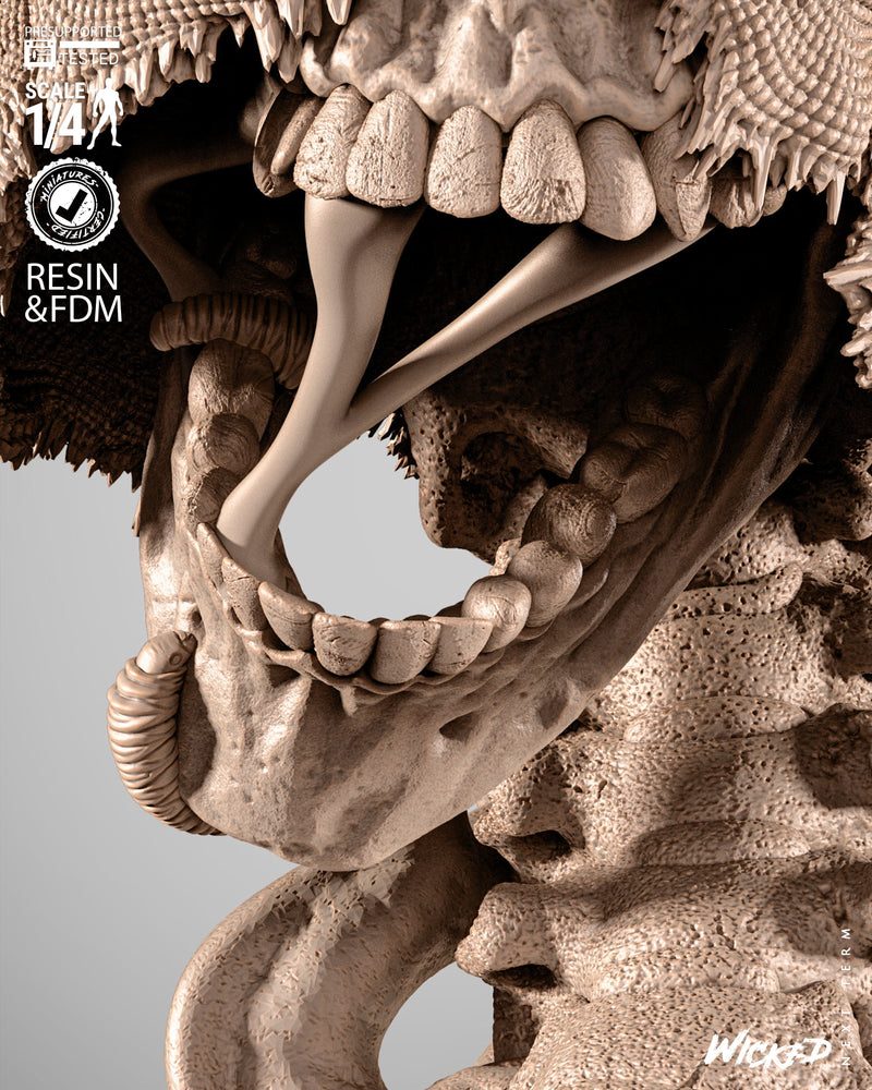 Deadpool Zombie Portrait Bust resin bust kit view 5