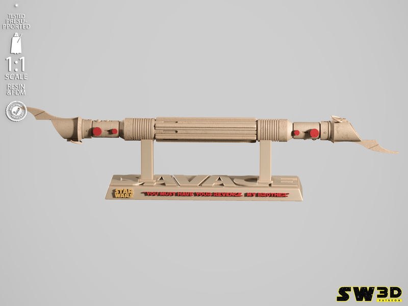 SW3D July 2025 Term: Savage Opress Lightsaber