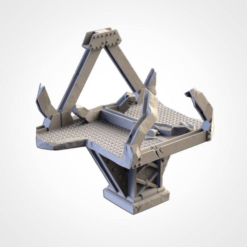 Metallic Bridges 3D printed terrain view 5