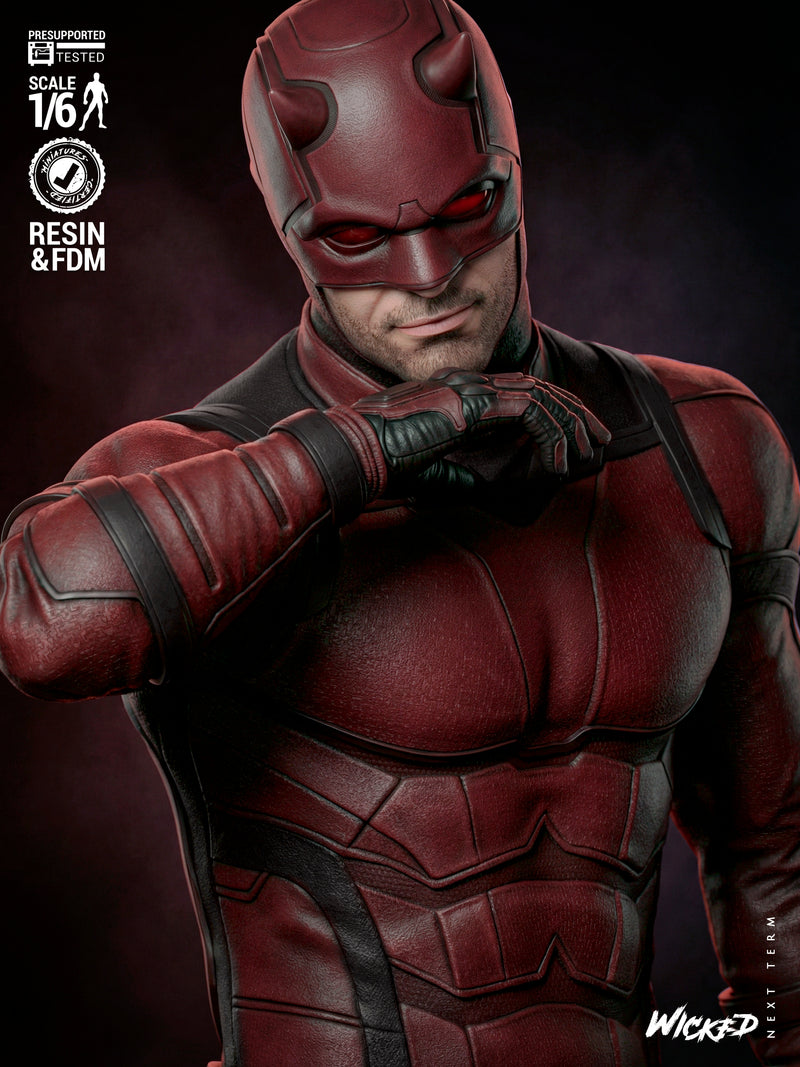 Daredevil Sculpture resin statue kit view 5