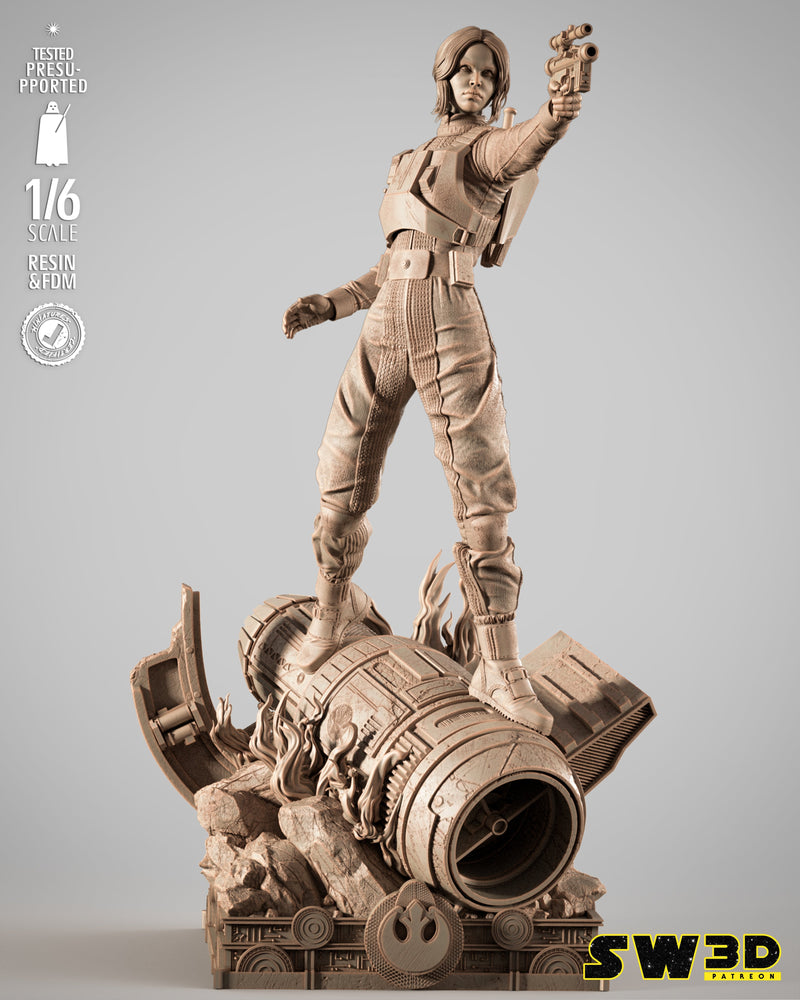 SW3D August 2025 Term Jin Erso Sculpture