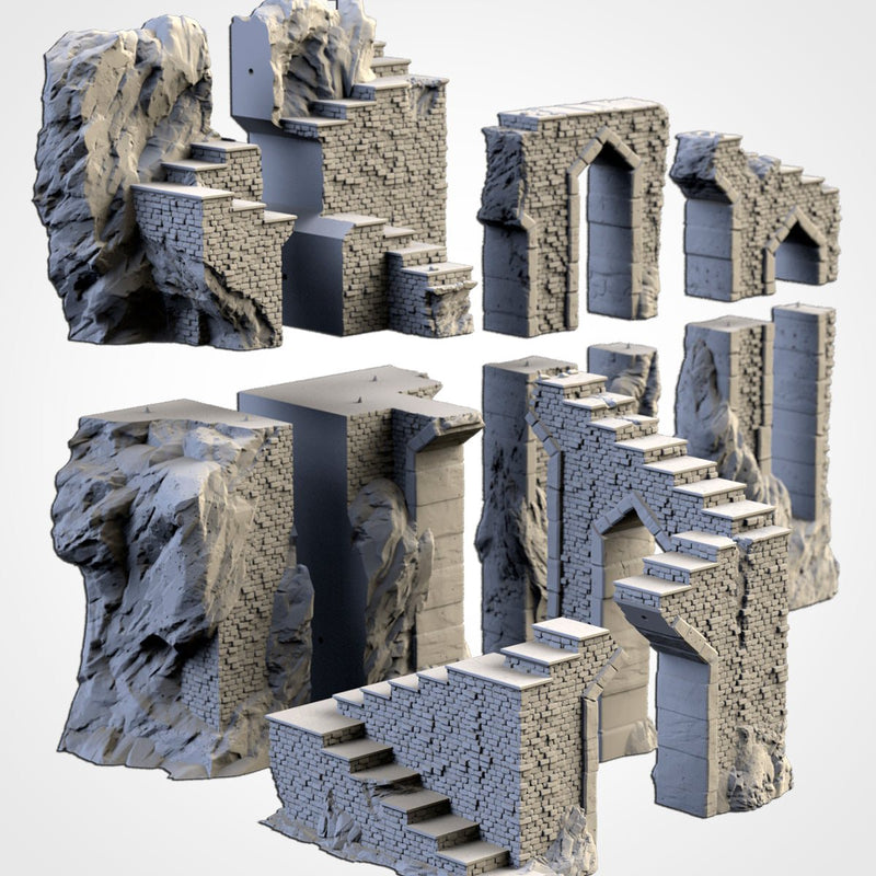 Dwarven Mines 3D printed terrain view 5