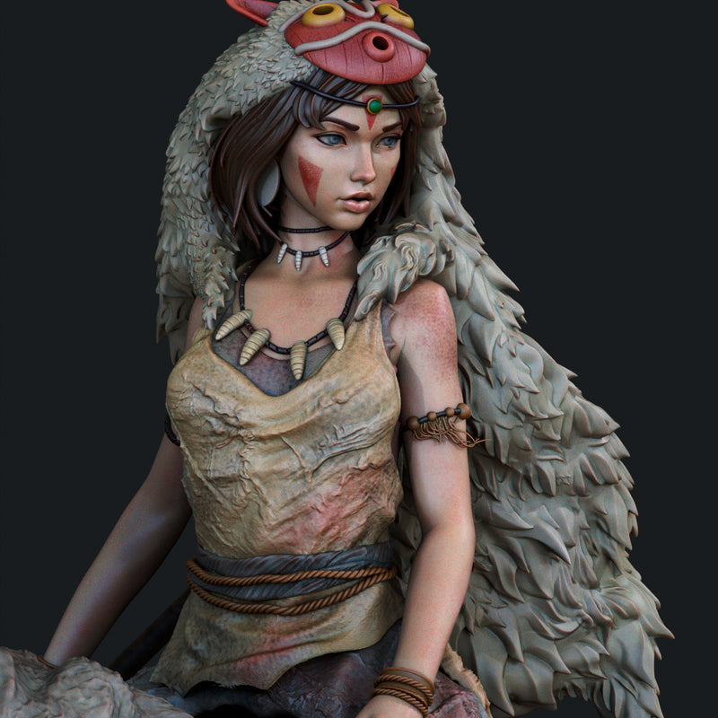 Princess Mononoke Statue - 1/9 Scale