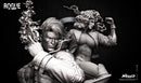 DIORAMA BASE + Rogue Sculpture + Gambit Sculpture resin diorama kit view 5