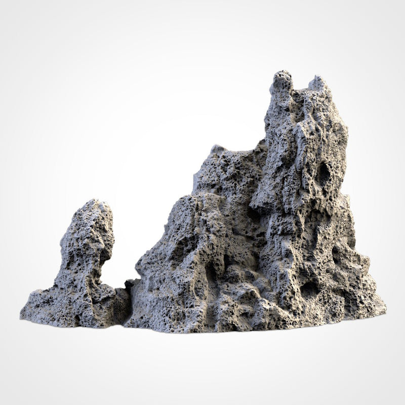 Volcanic Rocks 3D printed terrain view 5