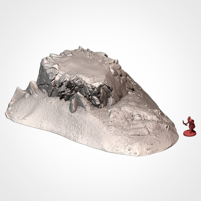Modern Hills 3D printed terrain view 5