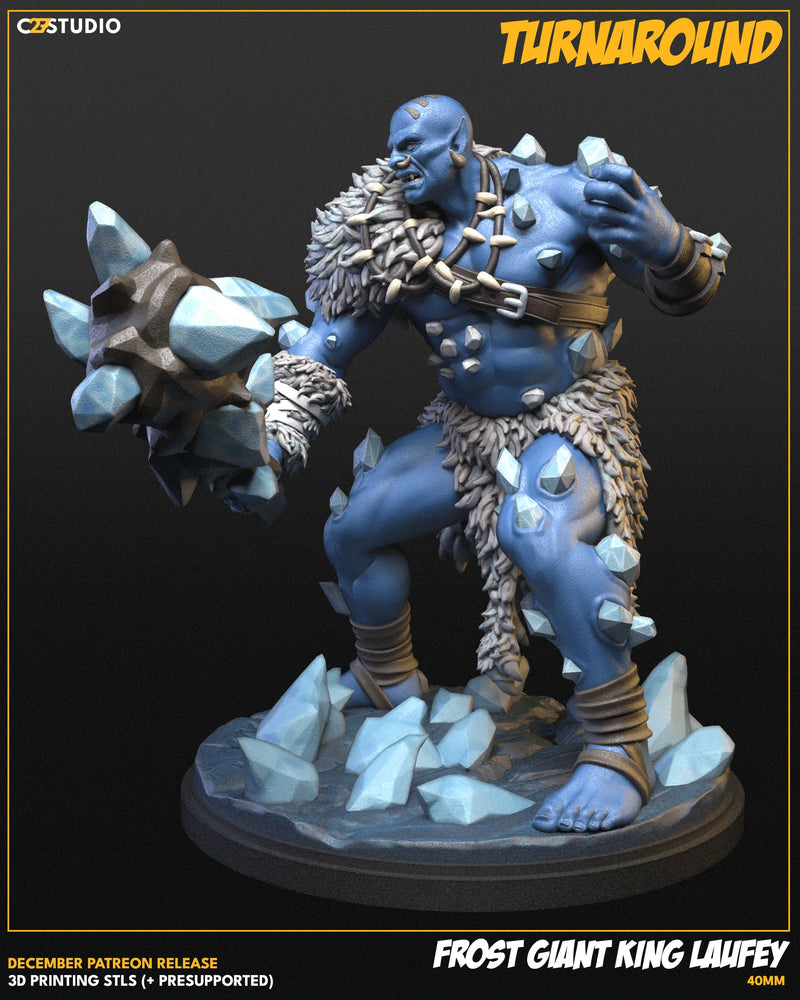 King Laufey Marvel MCP-compatible resin miniature by C27 Studios - product image 5
