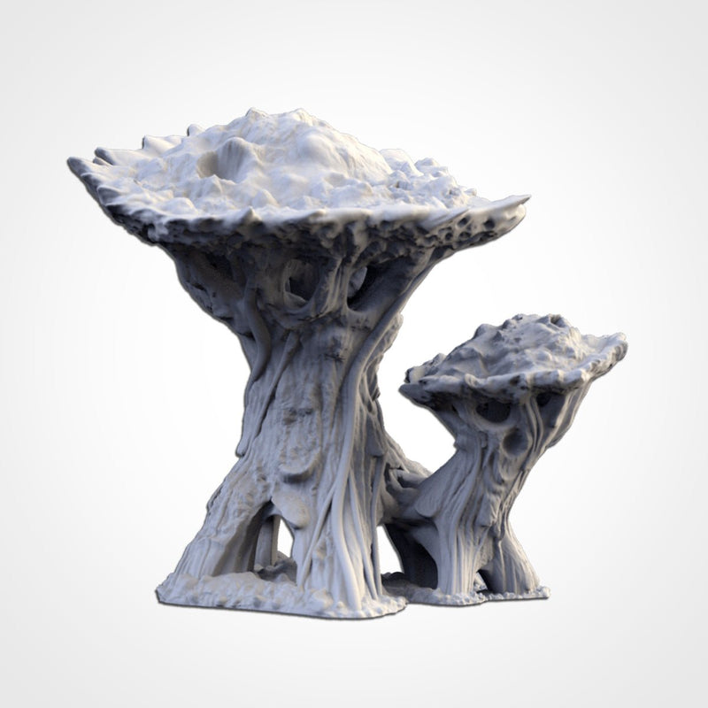 Xeno Trees 3D printed terrain view 5