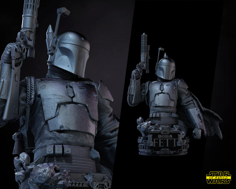 Boba Fett Original Version Bust