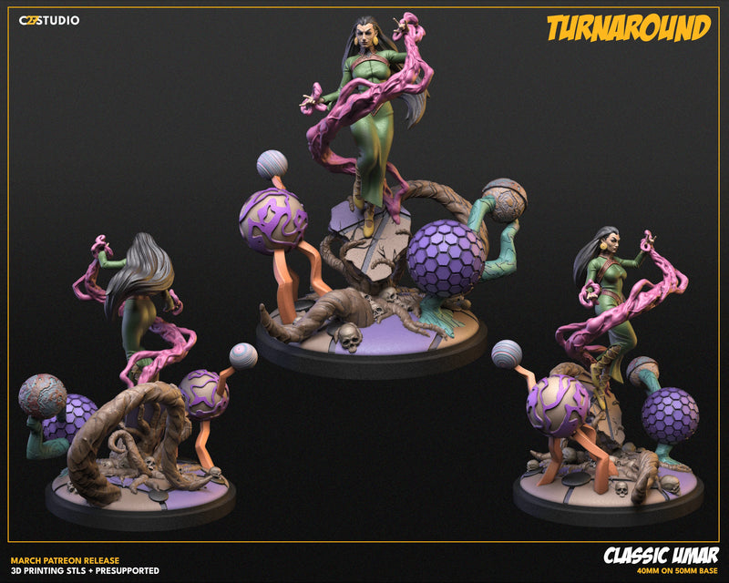 Umar (Classic) Marvel MCP-compatible resin miniature by C27 Studios - product image 5