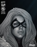 Black Cat Bust resin bust kit view 5