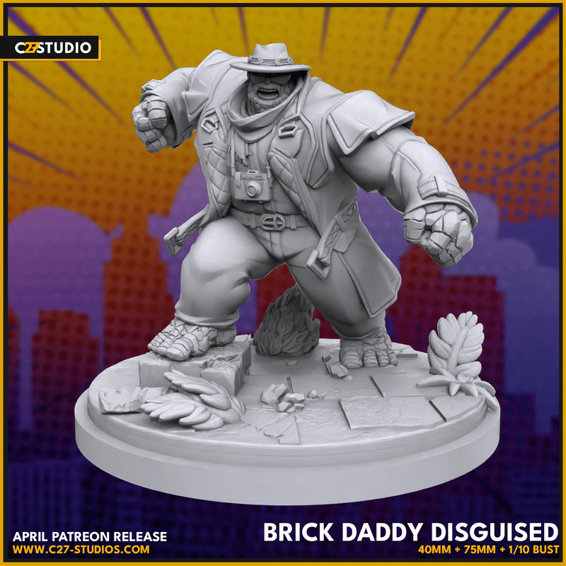The Thing Rivals Marvel MCP-compatible resin miniature by C27 Studios - product image 5