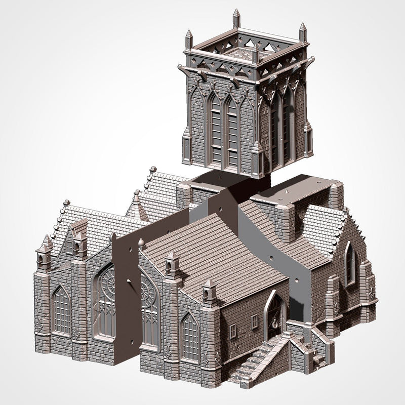 Sacred Place 3D printed terrain view 5