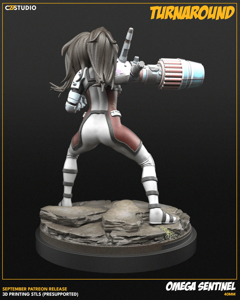 Omega Sentinel Marvel MCP-compatible resin miniature by C27 Studios - product image 5