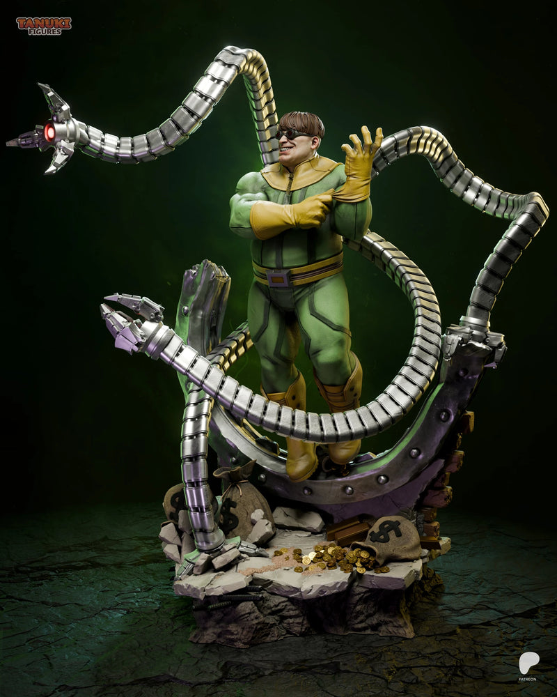 Dr. Octopus Resin Statue & Bust - Full Size view 5