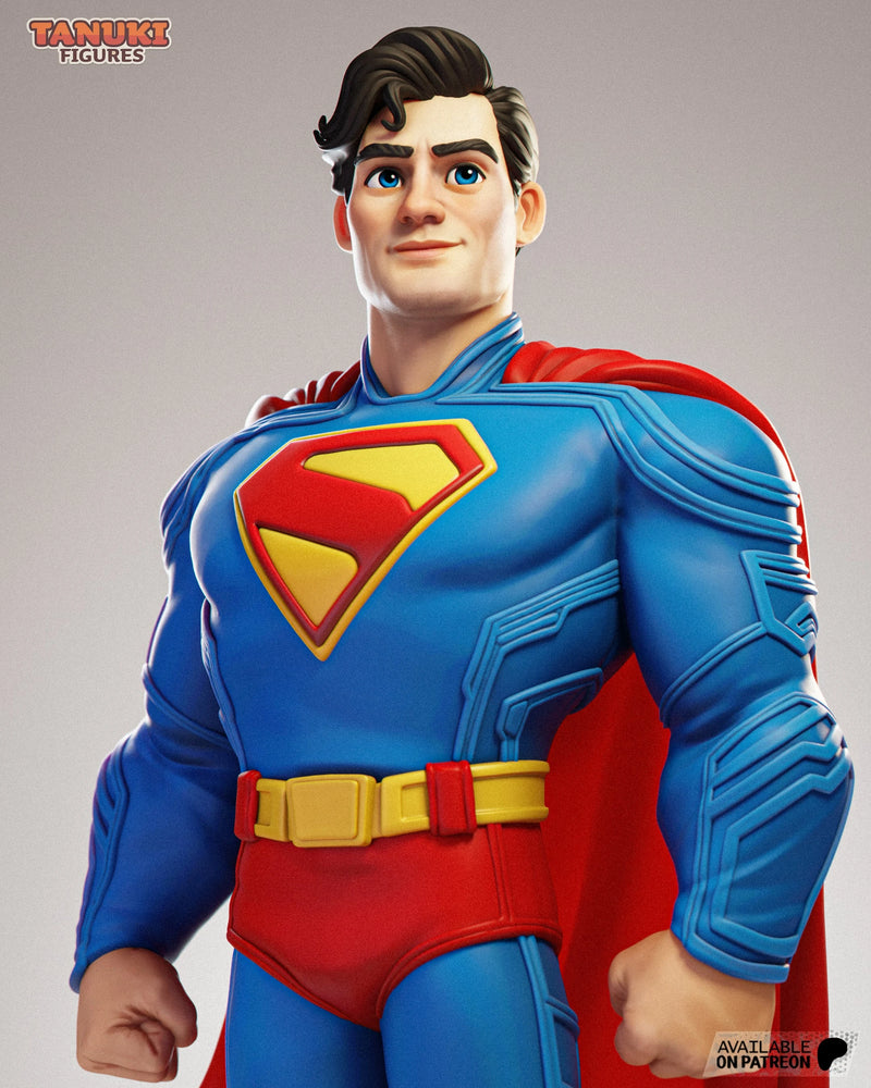Superman Toon Resin Figure - Toon view 5