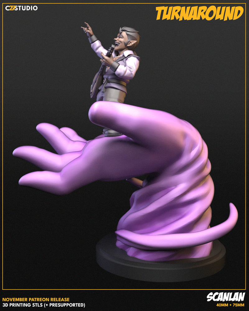 Scanlan (Vox Machina) - Critical Role / Vox Machina MCP-Compatible Resin Miniature Critical Role / Vox Machina MCP-compatible resin miniature by C27 Studios - product image 5