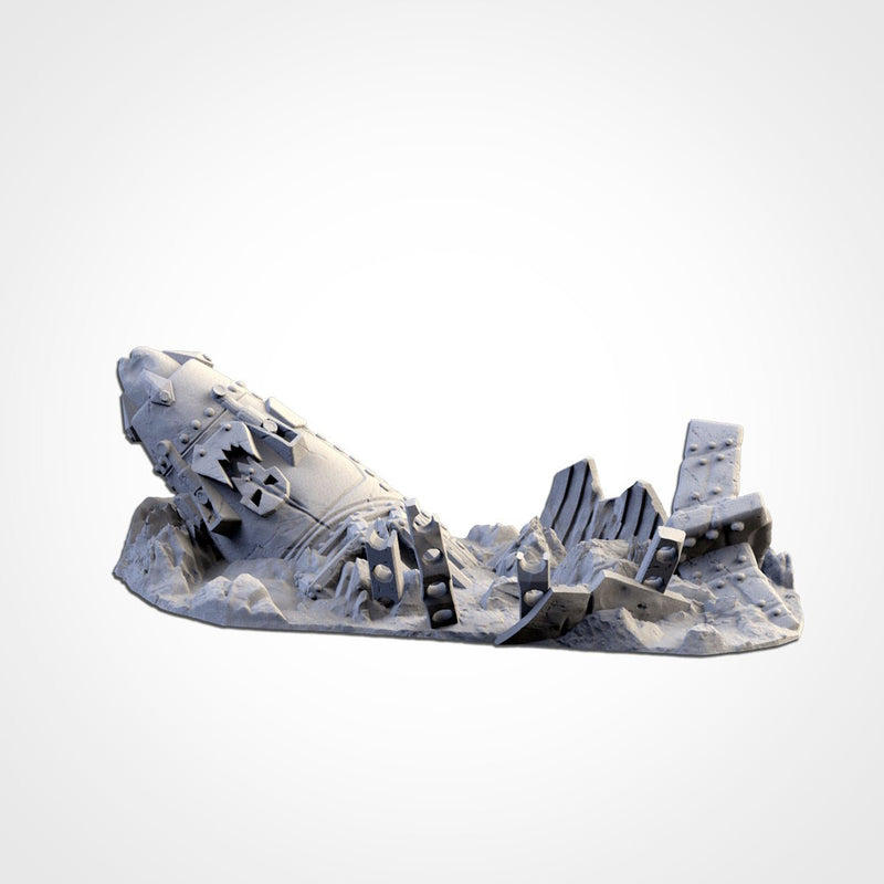 Crashed Planes 3D printed terrain view 5