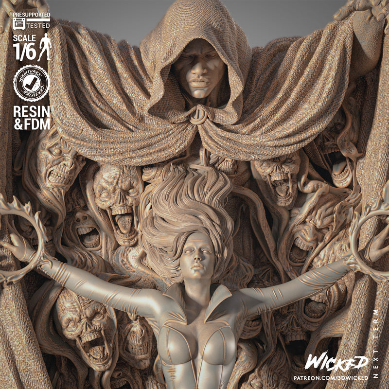 Cloak and Dagger Diorama resin diorama kit view 5