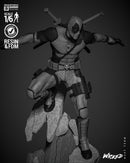Deadpool 2024 Sculpture resin statue kit view 5