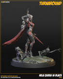 Hela Queen In Black Marvel MCP-compatible resin miniature by C27 Studios - product image 5