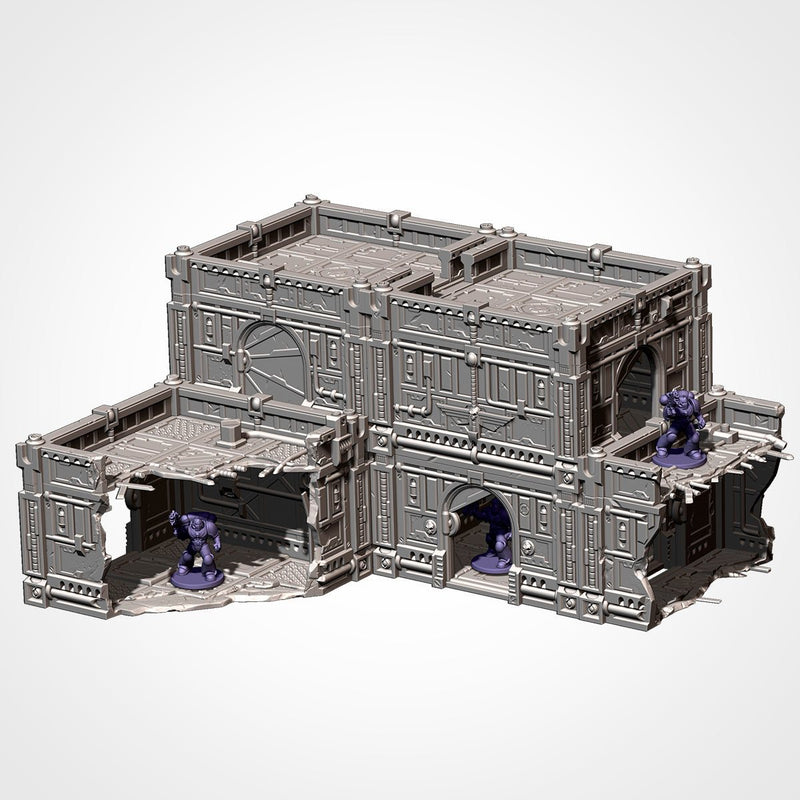 Modular Hive City 3D printed terrain view 5