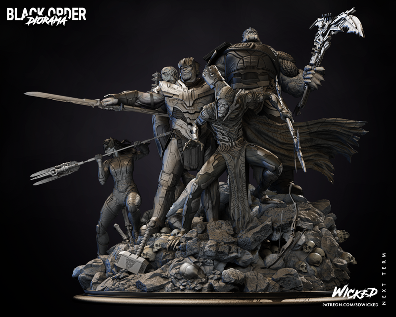 Black Order DIORAMA COMPLETE resin diorama kit view 5