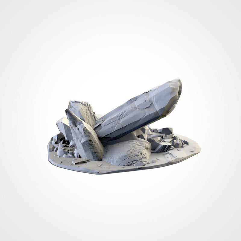 Rocky Terrain 3D printed terrain view 5