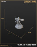 Scarlet Witch (Silver Age) Marvel MCP-compatible resin miniature by C27 Studios - product image 5