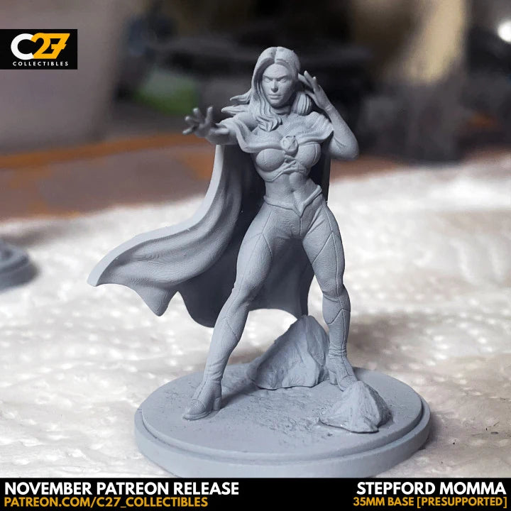 Emma Frost (2 Costumes) Marvel MCP-compatible resin miniature by C27 Studios - product image 5
