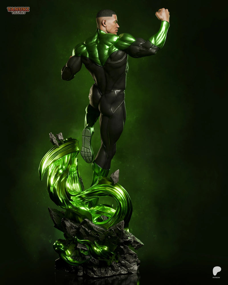 Green Lantern Resin Statue & Bust - Full Size view 5