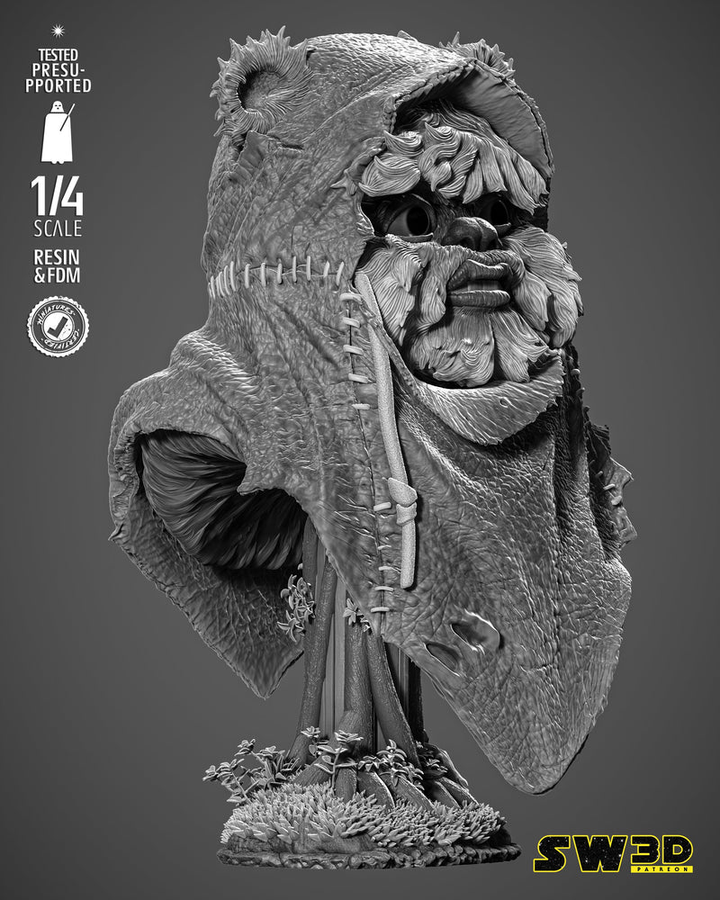 Ewok Portrait Bust