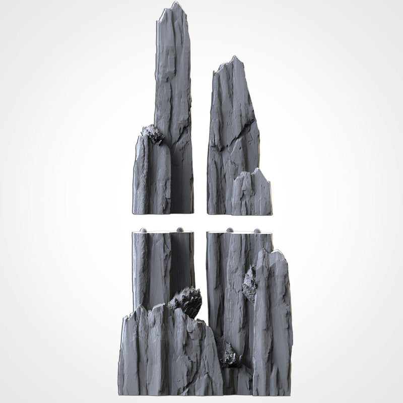 High Mountains 3D printed terrain view 5