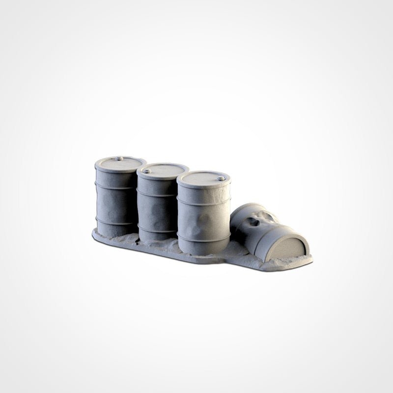 Post-Apocalyptic Barricades 3D printed terrain view 5