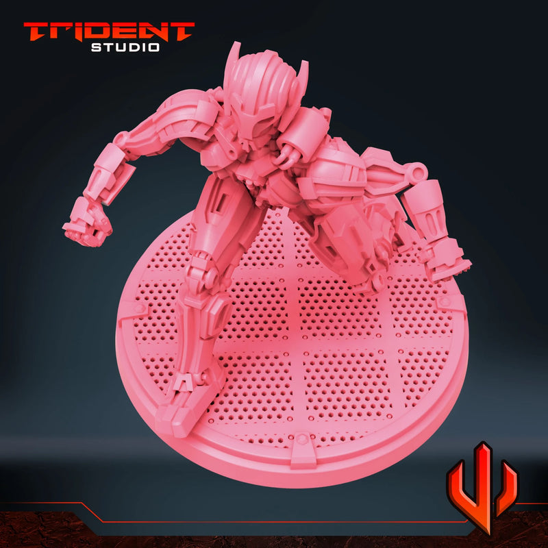 Ultron Drone Multiverse - Sculpt B Marvel MCP-compatible 40mm resin proxy miniature by Trident Miniatures - product image 5