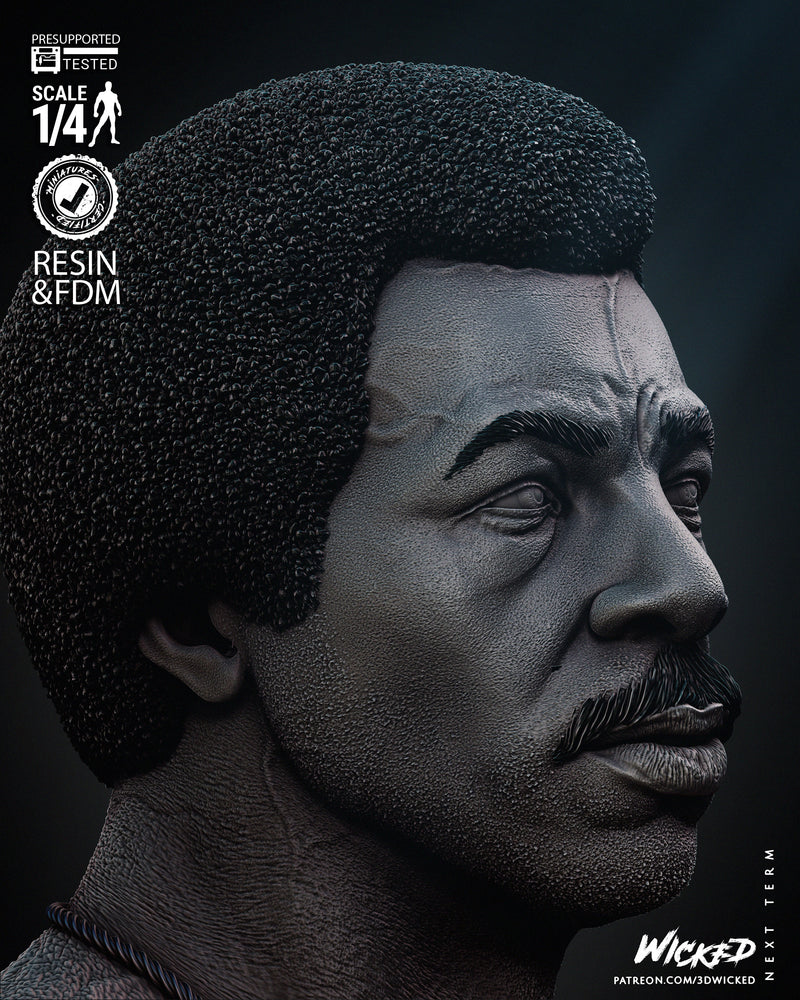 Apollo Creed Portrait Bust resin bust kit view 5