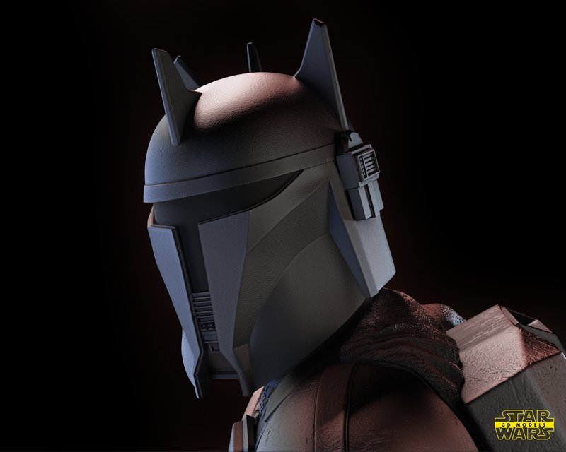 Moff Gideon Sculpture