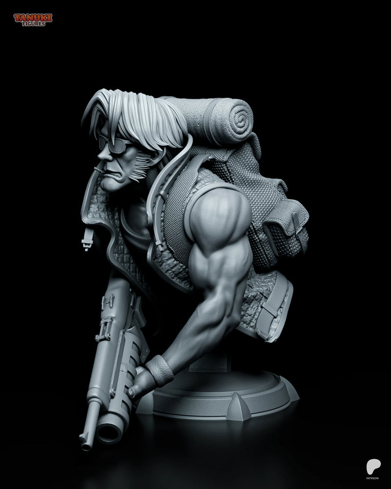 Tarma Roving Resin Statue & Bust - Bust view 5